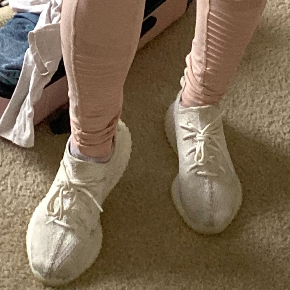 White Yeezys